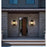 Elegant Lighting Theodore 2 Light 9" Outdoor Wall Sconce, Black