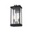 Elegant Lighting Theodore 2 Light 9" Outdoor Wall Sconce, Black