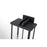 Elegant Lighting Theodore 2 Light 9" Outdoor Wall Sconce, Black