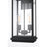 Elegant Lighting Theodore 2 Light 9" Outdoor Wall Sconce, Black