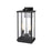 Elegant Lighting Theodore 2 Light 9" Outdoor Wall Sconce, Black