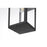 Elegant Lighting William 1 Light 8" Outdoor Wall Sconce, Black