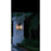 Elegant Lighting William 3 Light 12" Outdoor Wall Sconce, Black