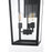 Elegant Lighting William 3 Light 12" Outdoor Wall Sconce, Black