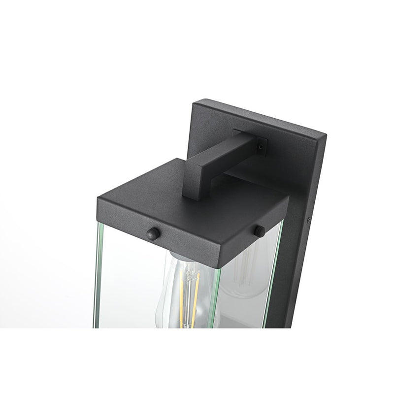 Elegant Lighting Julien 1 Light 15" Outdoor Wall Sconce, Black