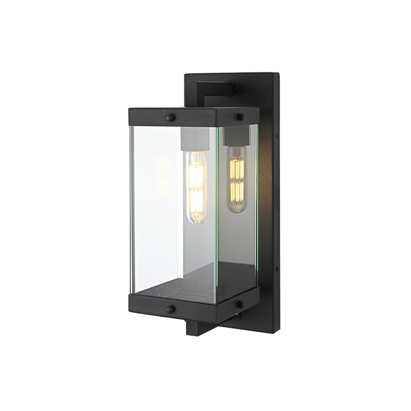 Elegant Lighting Julien 1 Light 15" Outdoor Wall Sconce, Black