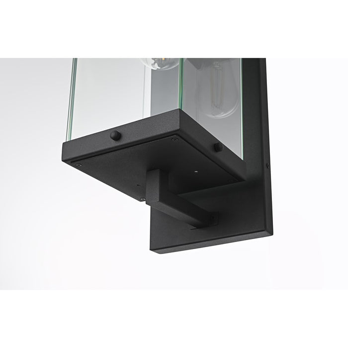 Elegant Lighting Julien 1 Light 17" Outdoor Wall Sconce, Black