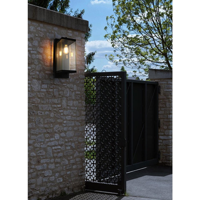 Elegant Lighting Julien 1 Light 21" Outdoor Wall Sconce, Black