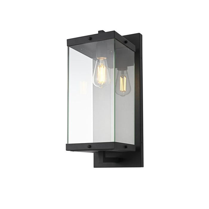 Elegant Lighting Julien 1 Light 21" Outdoor Wall Sconce, Black
