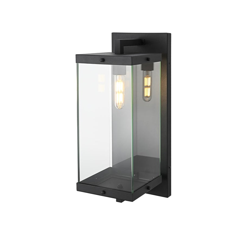 Elegant Lighting Julien 1 Light 21" Outdoor Wall Sconce, Black