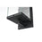 Elegant Lighting Keaton 1Lt 21" Outdoor Wall Sconce, Black/Clear