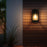 Elegant Lighting Miles 1 Light 12" Outdoor Wall Sconce, Black
