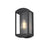 Elegant Lighting Miles 1 Light 12" Outdoor Wall Sconce, Black