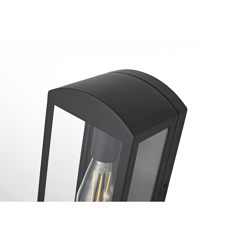 Elegant Lighting Miles 1 Light 12" Outdoor Wall Sconce, Black