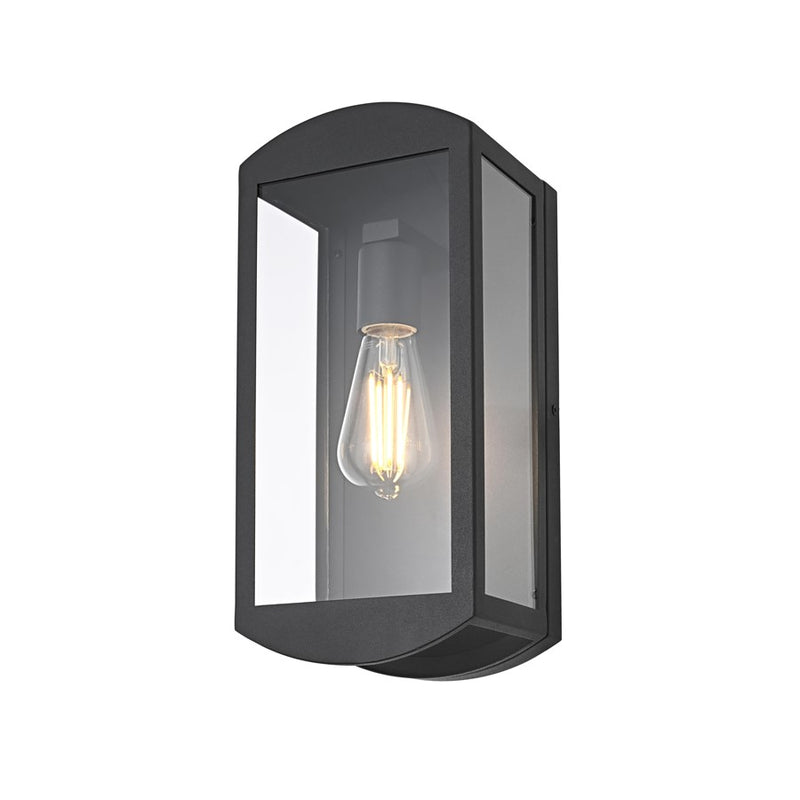 Elegant Lighting Miles 1 Light 14" Outdoor Wall Sconce, Black