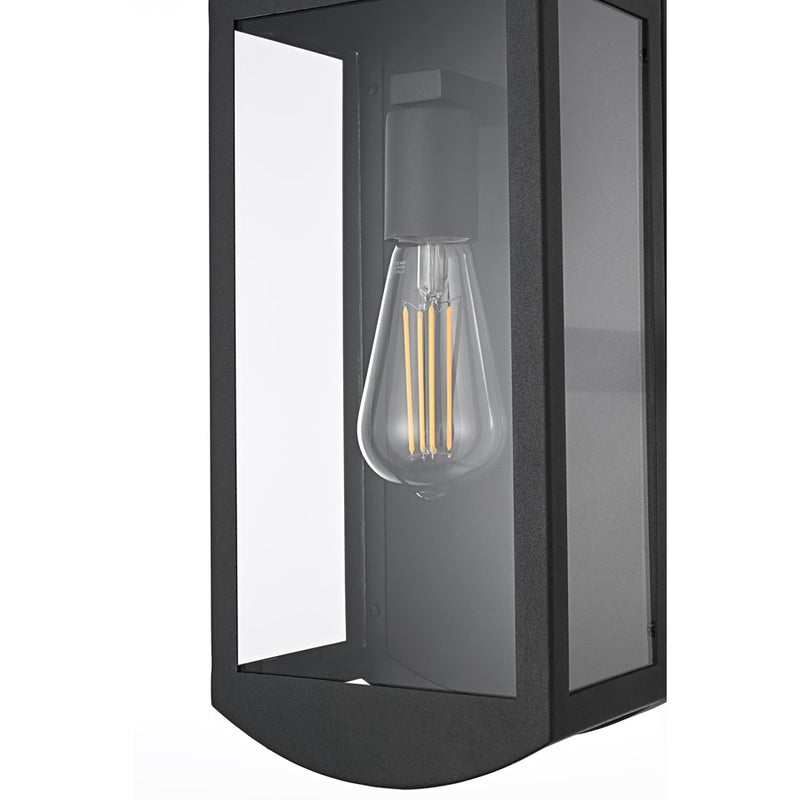 Elegant Lighting Miles 1 Light 14" Outdoor Wall Sconce, Black