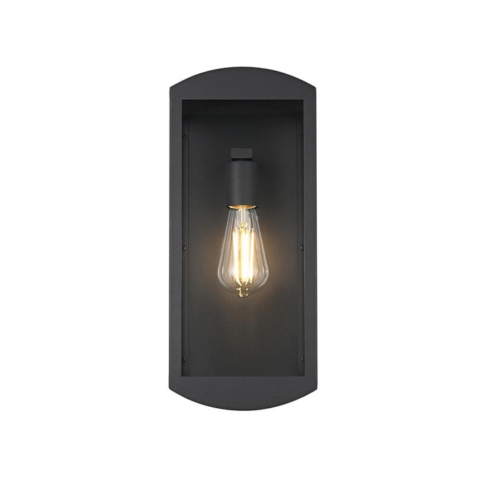 Elegant Lighting Miles 1 Light 16" Outdoor Wall sconce, Black - OD410W16BK