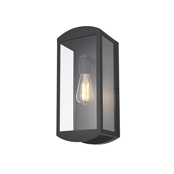 Elegant Lighting Miles 1 Light 16" Outdoor Wall Sconce, Black