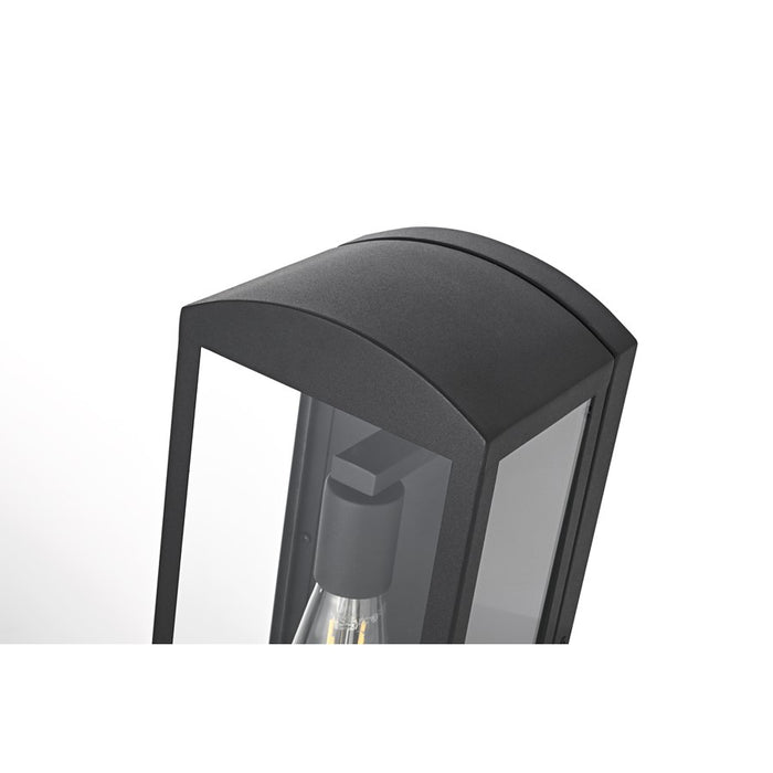 Elegant Lighting Miles 1 Light 16" Outdoor Wall Sconce, Black