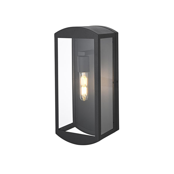 Elegant Lighting Miles 1 Light 16" Outdoor Wall Sconce, Black
