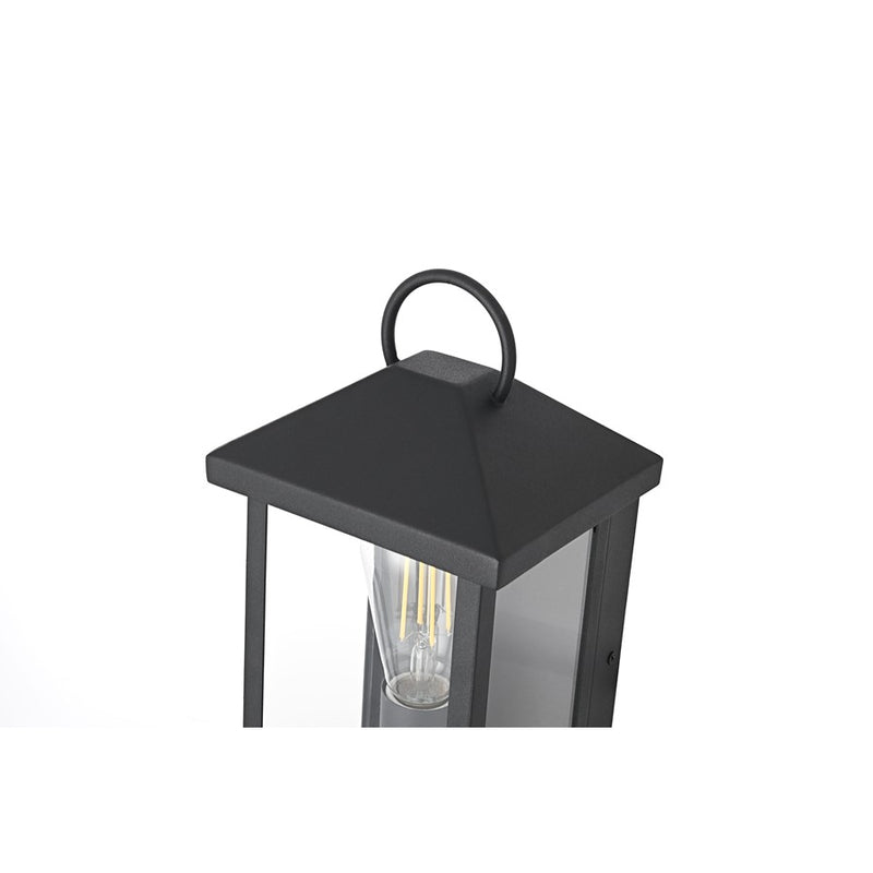 Elegant Lighting Neil 1 Light 12" Outdoor Wall Sconce, Black