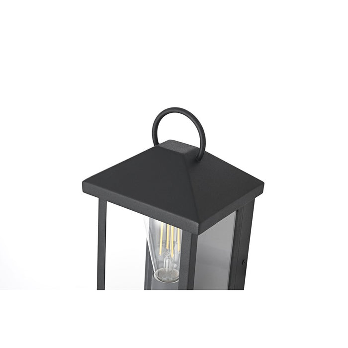 Elegant Lighting Neil 1 Light 12" Outdoor Wall Sconce, Black