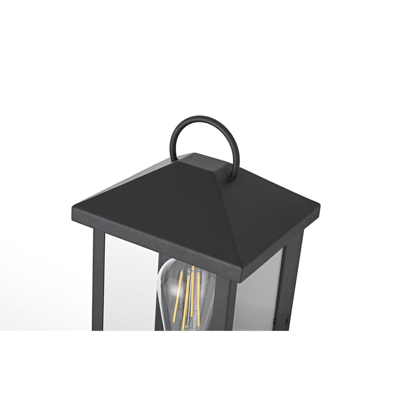 Elegant Lighting Neil 1 Light 15" Outdoor Wall Sconce, Black