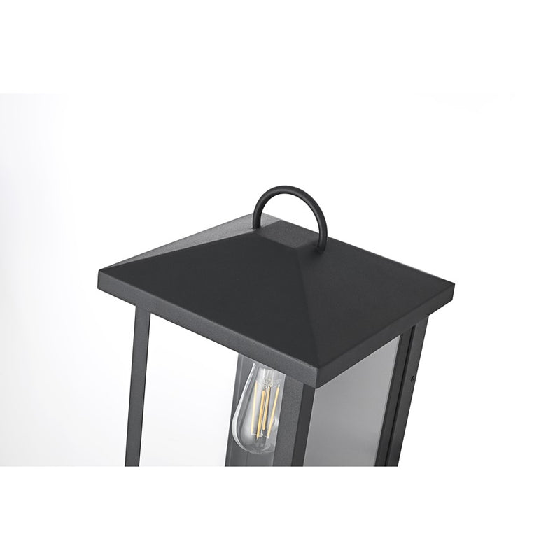 Elegant Lighting Neil 2 Light 10" Outdoor Wall Sconce, Black