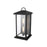 Elegant Lighting Neil 2 Light 10" Outdoor Wall Sconce, Black