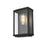 Elegant Lighting Santos 1 Light 6" Outdoor Wall Sconce, Black