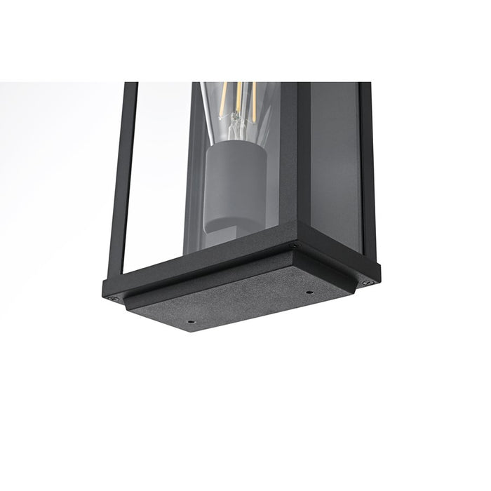 Elegant Lighting Santos 1 Light 6" Outdoor Wall Sconce, Black