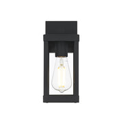 Elegant Lighting Peter 1 Light 11" Outdoor Wall sconce, Black - OD413W11BK