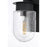 Elegant Lighting Rafael 1Lt 5" Outdoor Sconce, Black/Clear/Seed