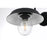 Elegant Lighting Rayan 1Lt 15" Outdoor Sconce, Black/Clear/Seed
