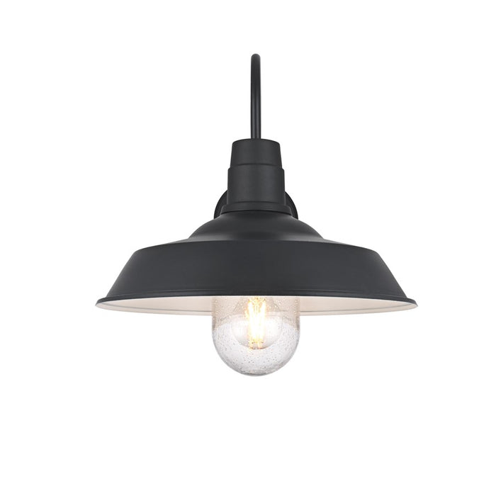 Elegant Lighting Rayan 1Lt 21" Outdoor Sconce, Black/Clear/Seed - OD415W21BK