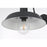 Elegant Lighting Rayan 1Lt 21" Outdoor Sconce, Black/Clear/Seed