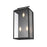 Elegant Lighting Valentin 3 Light 8" Outdoor Wall Sconce, Black