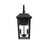 Elegant Lighting Riggs 2 Light 8" Outdoor Wall Sconce, Black/Clear - OD502W18BK