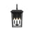 Elegant Lighting Riggs 3 Light 11" Outdoor Wall Sconce, Black/Clear - OD502W22BK