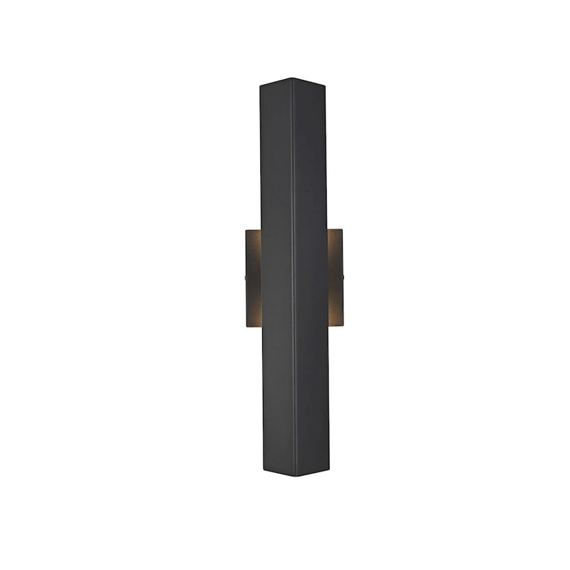 Elegant Lighting Troy 2 Light 4.5 X 18" Outdoor Wall Sconce, Black - OD505W18BK