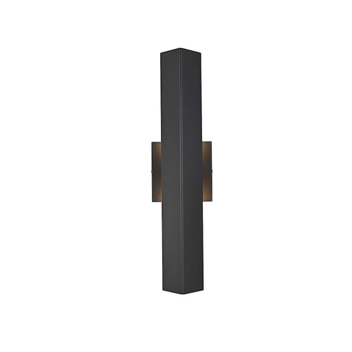 Elegant Lighting Troy 2 Light 4.5 X 18" Outdoor Wall Sconce, Black - OD505W18BK