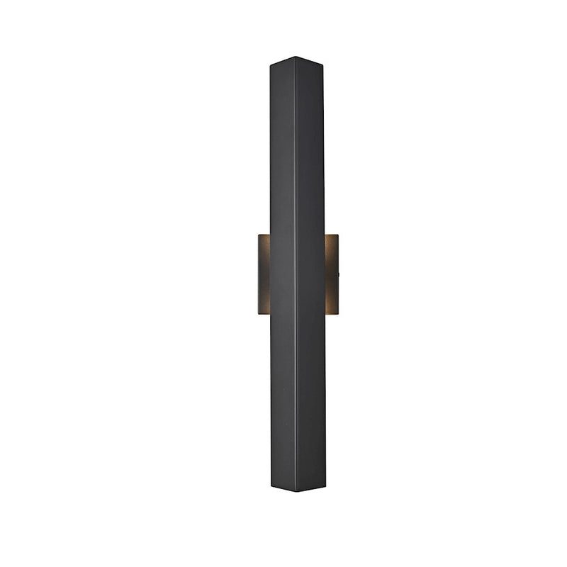 Elegant Lighting Troy 2 Light 4.5 X 24" Outdoor Wall Sconce, Black - OD505W24BK