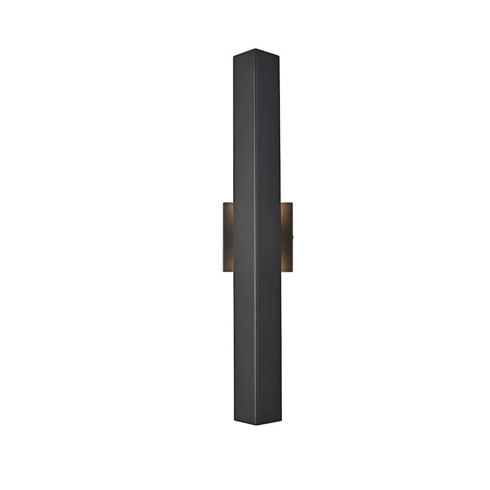 Elegant Lighting Troy 2 Light 4.5 X 24" Outdoor Wall Sconce, Black - OD505W24BK
