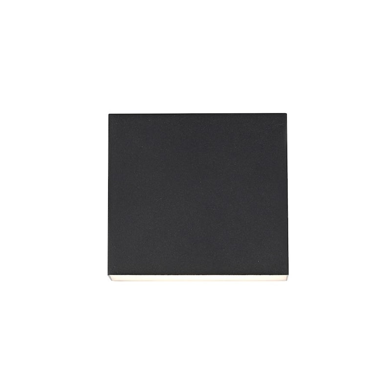 Elegant Lighting Creed 2 Light 5.5" Outdoor Wall Sconce, Black - OD510W5BK