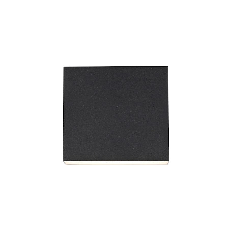 Elegant Lighting Creed 2 Light 5.5" Outdoor Wall Sconce, Black - OD510W5BK