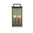 Elegant Lighting Kannon 2Lt 11.5" Outdoor Sconce, Black/Striped - OD513W23BK