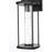 Elegant Lighting Zev 1Lt 15" Outdoor Wall Sconce, Black/Clear/Seedy