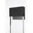Elegant Lighting Ronin 1Lt 11" Outdoor Sconce, Black/Clear/Seed