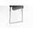 Elegant Lighting Ronin 1Lt 11" Outdoor Sconce, Black/Clear/Seed