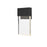 Elegant Lighting Ronin 1Lt 11" Outdoor Sconce, Black/Clear/Seed